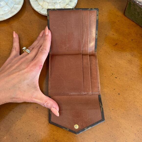 Louis Vuitton Vintage Elise Monogram Trifold Wallet 1981 – EUC, Brown - Picture 9 of 13